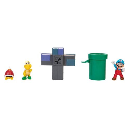 Nintendo 2 1/2-Inch Super Mario Underground Diorama Playset