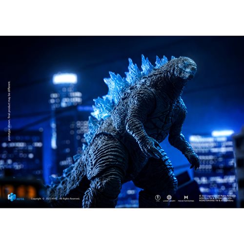 Godzilla vs. Kong Exquisite Basic Heat Ray Godzilla Translucent Version Action Figure - Previews Exclusive