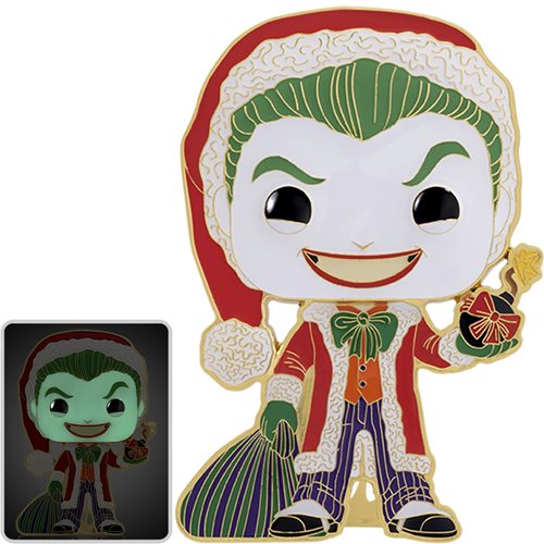 DC Comics Holiday The Joker as Santa Large Enamel Pop! Pin