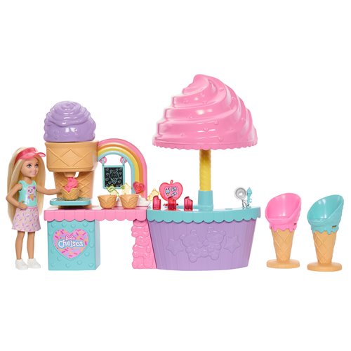 Barbie Club Chelsea Ice Cream Shop Doll and Accessories