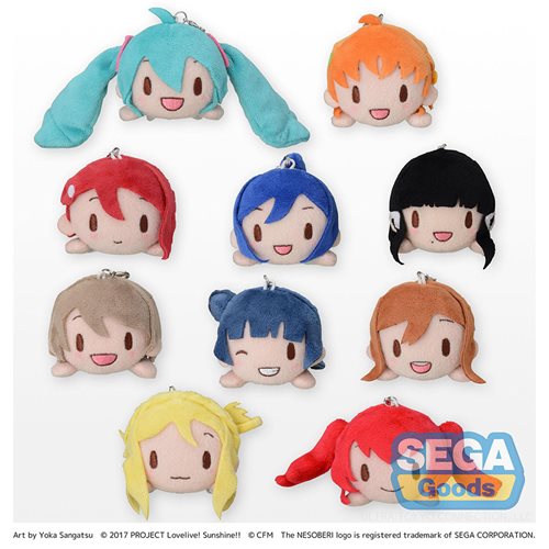 みゆ　ぬい Love Live! Sunshine!! X Hatsune Miku Fuwapuchi Lay-Down Petit