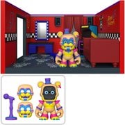 Five Nights at Freddy's: Security Breach Glamrock Freddy with Dressing Room Snap Playset