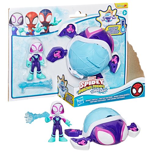 Spidey and his Amazing Friends Water-Webs Ghost Turtle Toy Submarine Vehicle