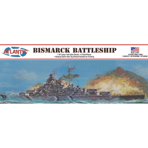 Bismarck German Battleship 1:618 Scale Model Kit