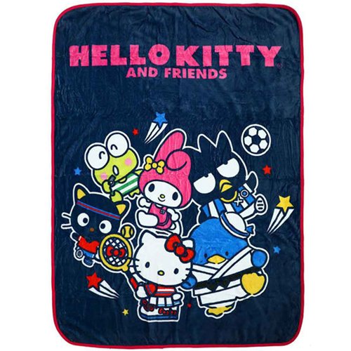 Hello Kitty and Friends Sports Fleece Throw Blanket