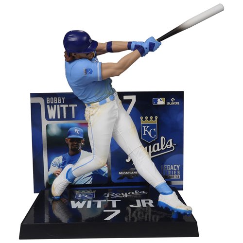 MLB SportsPicks Kansas City Royals Bobby Witt Jr. 7-Inch Posed Figure Case of 6
