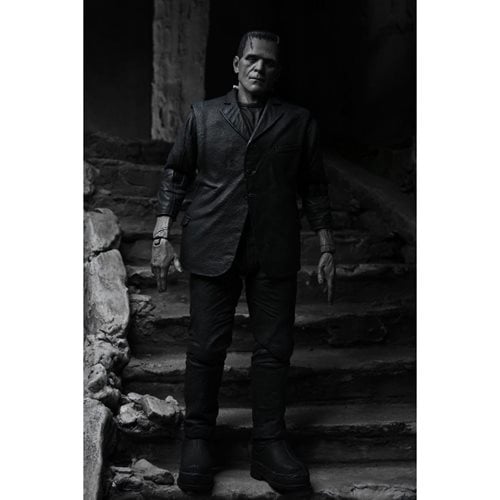 Universal Monsters Ultimate Frankenstein Black and White 7-Inch Scale Action Figure