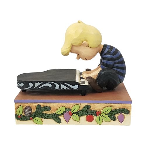 Peanuts Schroeder with Musical Piano Christmas Concert Statue by Jim Shore