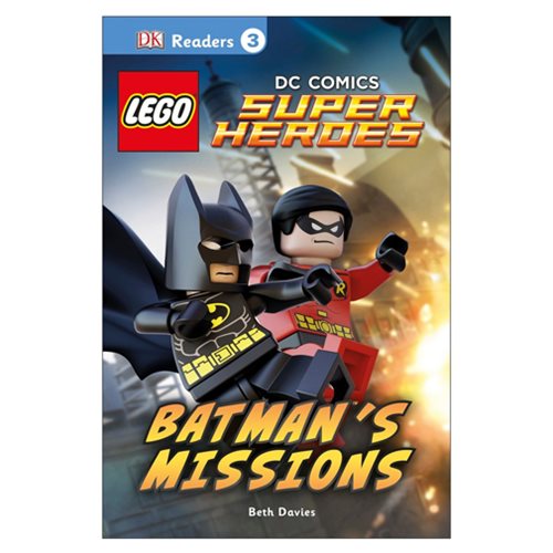 LEGO DC Comics Super Heroes Batman's Missions DK Readers 3 Hardcover Book