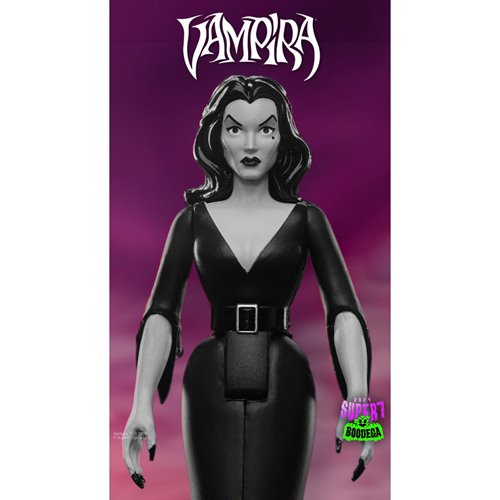 Vampira (Plan 9 Grayscale) 3 3/4-Inch ReAction Figure