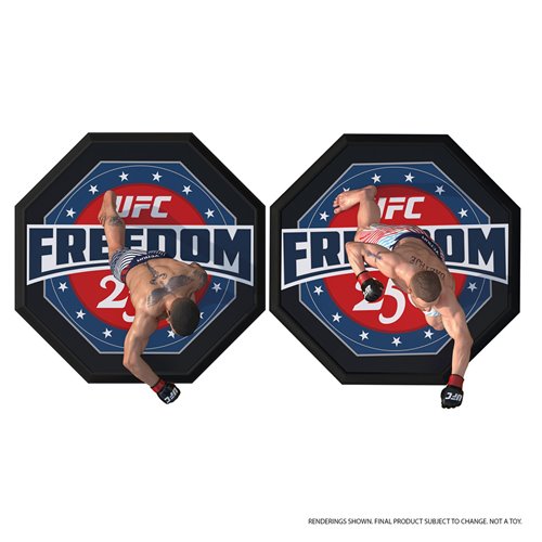 UFC SportsPicks Ilia Topuria vs Justin Gaethje Freedom 250 7-Inch Scale Posed Figure 2-Pack