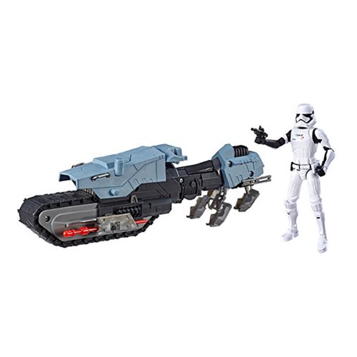 Star Wars: The Rise of Skywalker Galaxy of Adventures First Order Driver and Treadspeeder Vehicle