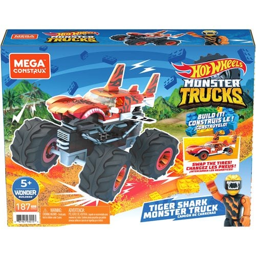 Hot Wheels Mega Construx Monster Trucks Case of 4
