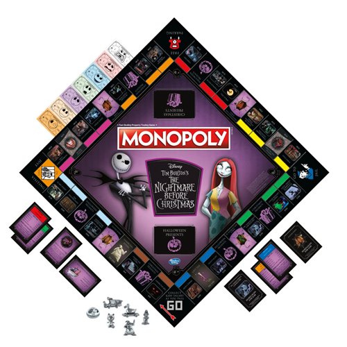 The Nightmare Before Christmas Edition Monopoly Board Game