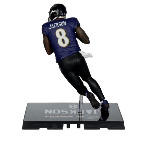 NFL SportsPicks 2025 Baltimore Ravens Lamar Jackson Alternate Jersey 7-Inch Scale Posed Figure