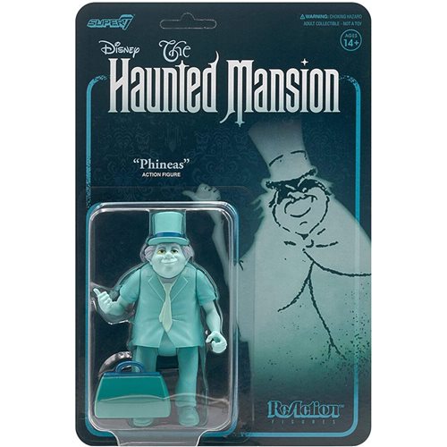 Haunted Mansion Traveling Ghost Blue 3 3/4-Inch ReAction Figure