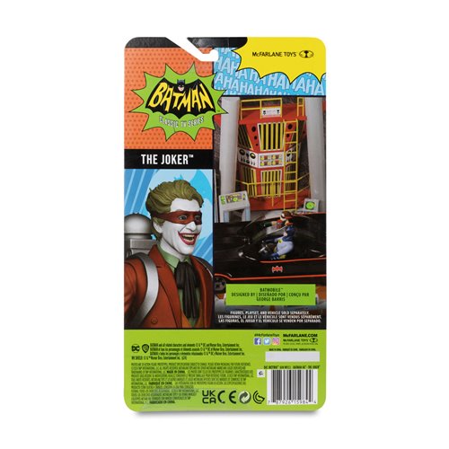DC Retro Wave 11 Batman 1966 Joker with Mask Classic TV Series  6-Inch Scale Action Figure