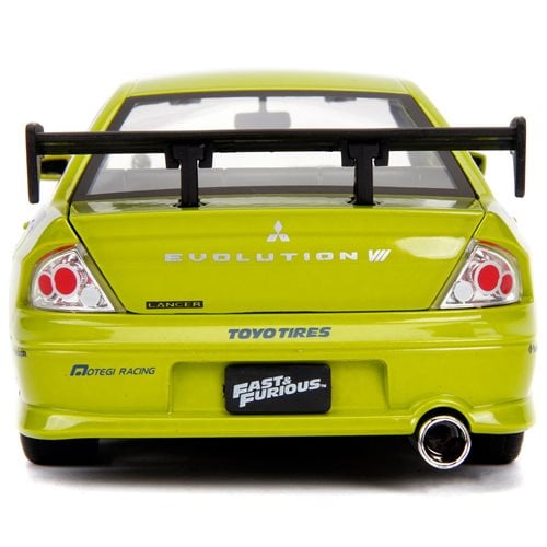 Fast and Furious Brian's Mitsubishi Lancer Evo VII 1:24 Scale Die-Cast Metal Vehicle