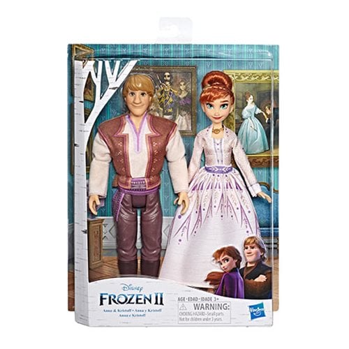 Frozen 2 Anna and Kristoff Fashion Dolls 2-Pack