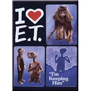 E.T. the Extra Terrestrial I Heart E.T. Flat Magnet