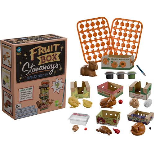 Fruit Box Stowaways DIY Craft Kit Blind-Box Random Mini-Figure