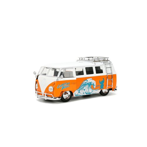 Hollywood Rides Lilo & Stitch 1961 Volkswagen Bus 1:24 Scale Die-Cast Metal Vehicle with Stitch Figu