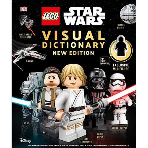 LEGO Star Wars Visual Dictionary: New Edition With Mini-Figure Hardcover Book