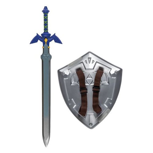 The Legend of Zelda Link Master Sword and Shield Roleplay Accessory Set