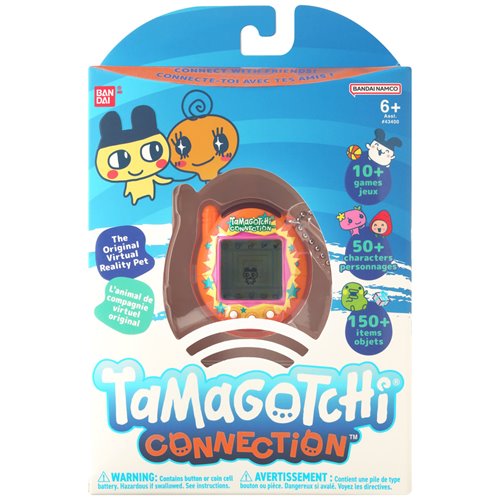 Tamagotchi Connection Orange Burst Digital Pet
