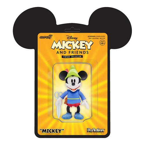 Disney Mickey and Friends Vintage Collection Brave Little Tailor Mickey Mouse 3 3/4-Inch ReAction Fi