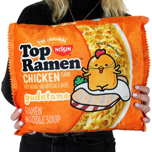 Nissin Top Ramen x Gudetama Crinkle Chicken 16-Inch Plush