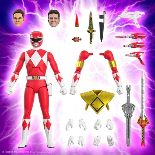 Power Rangers Ultimates Mighty Morphin Red Ranger 7-Inch Action Figure