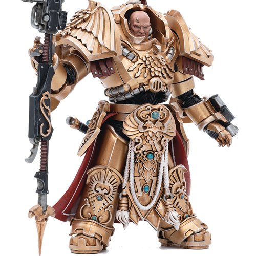 Joy Toy Warhammer 40,000 Adeptus Custodes Shield Captain Allarus Terminator Armor Hydon Seronis 1:18 Scale Action Figure