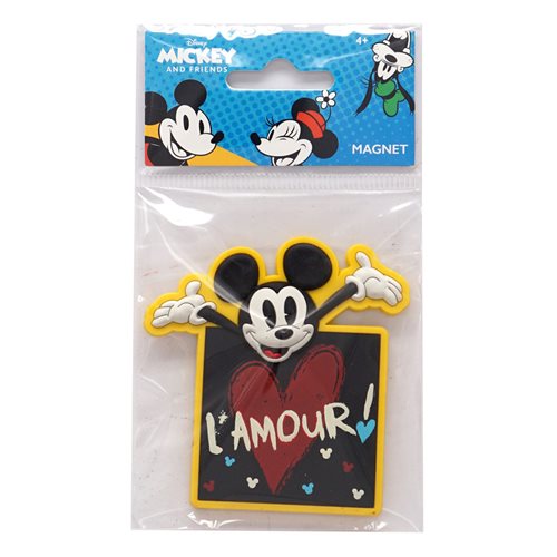 Mickey Mouse L'Amour! Soft Touch Magnet