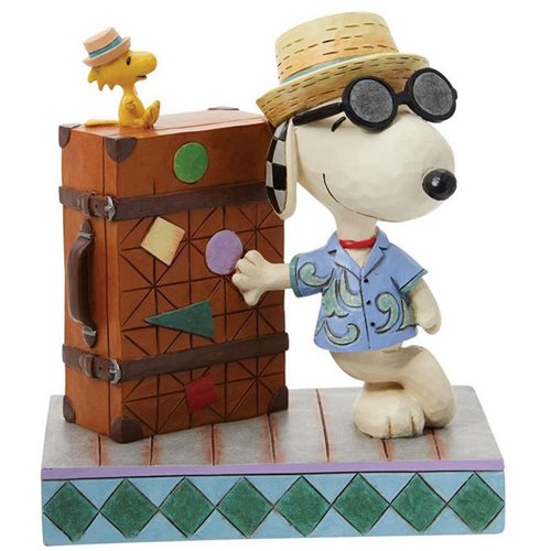 Peanuts Snoopy and Woodstock Vacation by Jim Shore Statue