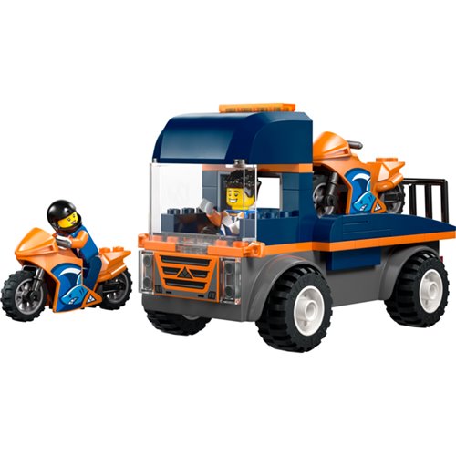 LEGO City 60491 Motorcycle Transporter - Entertainment Earth