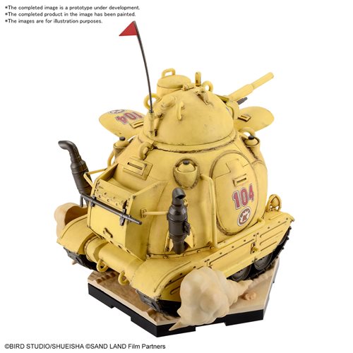 Sand Land Tank 104 1:35 Scale Model Kit