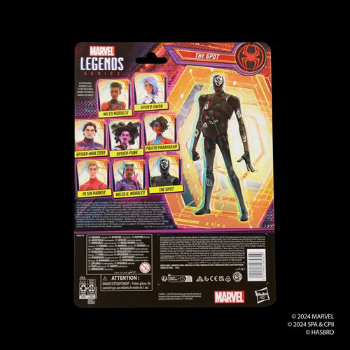 Spider-Man: Across the Spider-Verse Marvel Legends Series The Spot 6 Inch Action Figure
