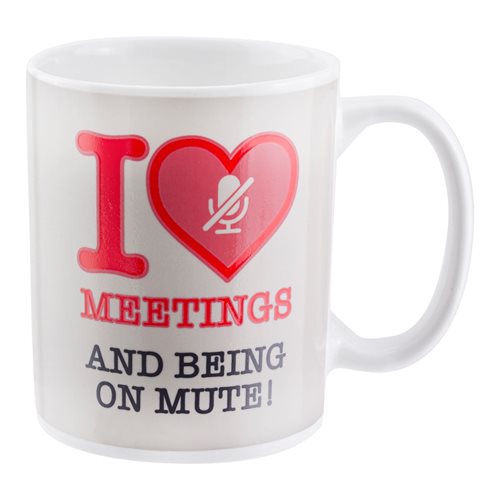 I Love Meetings I'm On Mute 10.1 oz. Heat-Change Mug