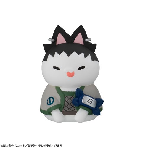 Naruto Nyaruto! Cats of Konoha Village Reboot Mega Cat Project Mini-Figure Case of 8