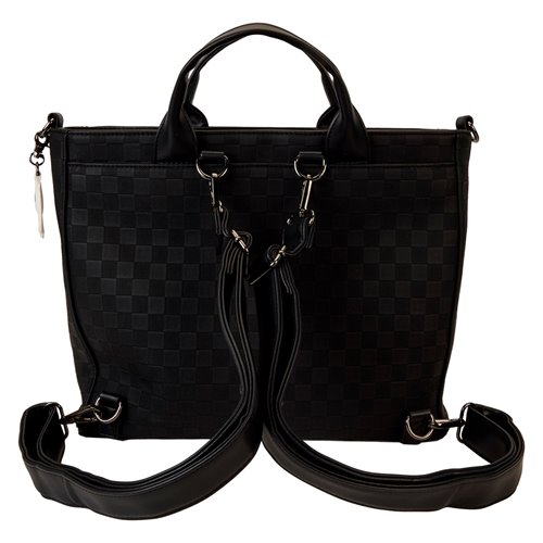 Disney Mickey Ear Checkerboard Convertible Tote Bag