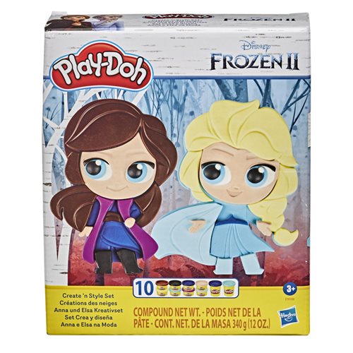 Frozen 2 Play-Doh Create 'n Style Set Anna and Elsa