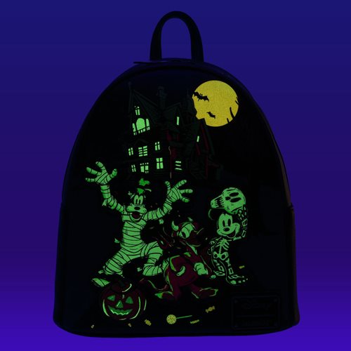 Disney 100 Halloween Trick or Treaters Glow-in-the-Dark Mini-Backpack - Entertainment Earth Exclusiv