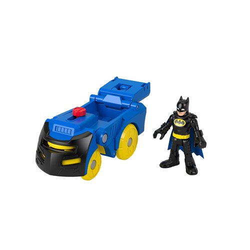 DC Imaginext Super Friends Head Shifters Batman and Batmobile Figure and Vehicle Set