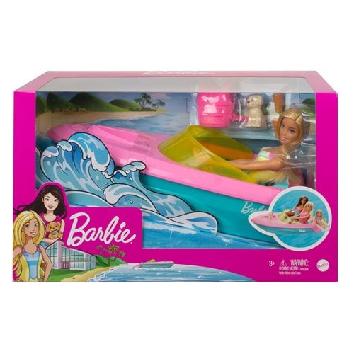 Barbie Boat with Doll and Accessories
