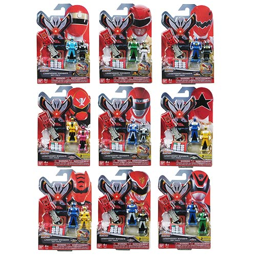 Power Rangers Sentai Key Figure S4 Super Megaforce Zyuranger Mighty Morphin 