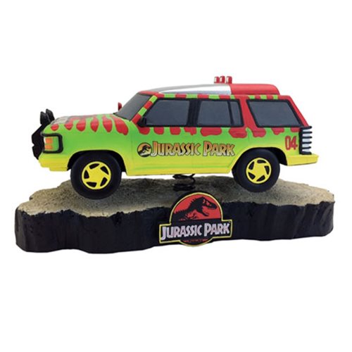 Jurassic Park Explorer Vehicle Premium Motion Statue