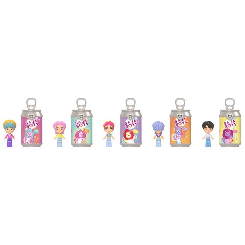 KPop Demon Hunters Polly Pocket Saja Boys Playset 5-Pack