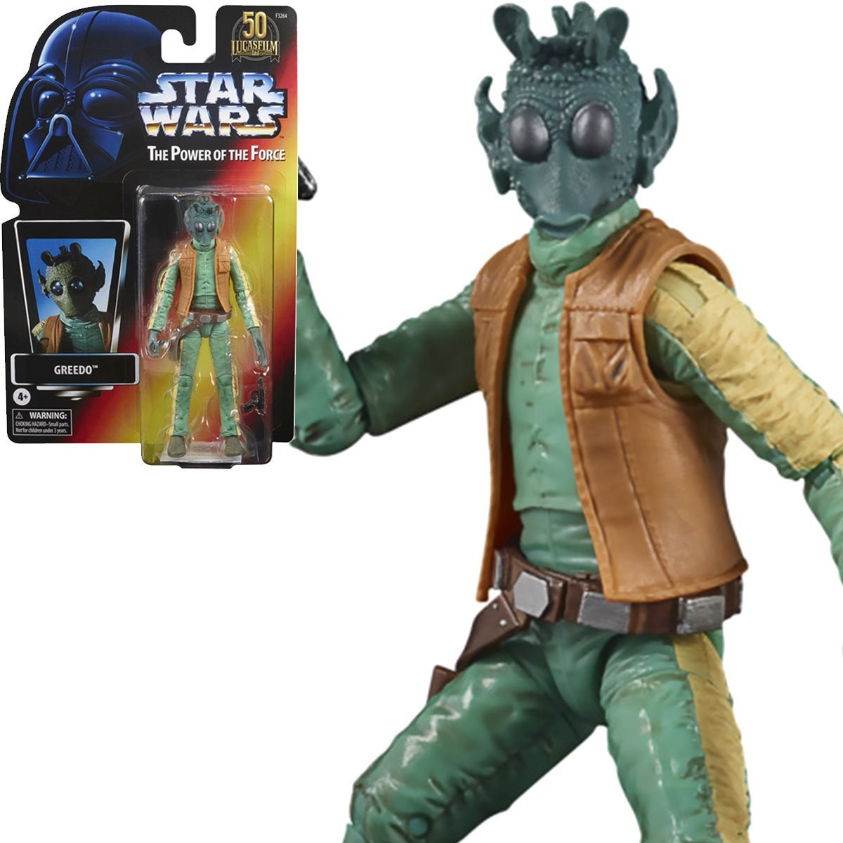 Star Wars The Black Series The Power of the Force Greedo 6-Inch Action  Figure - Exclusive