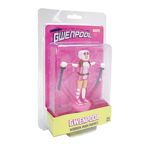 Gwenpool Wooden Push Puppet